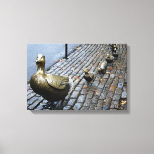 Machen Sie Weise für Entlein! Leinwanddruck