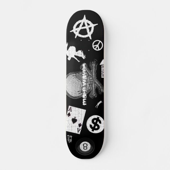 Machen Sie Wellen-Bote-Skateboard Skateboard (Vorderseite)