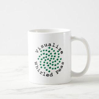 Machen Sie Whirled Erbsen 2 sichtbar Kaffeetasse