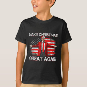 Machen Sie wieder groß Santa Funny Trump Xmas Paja T-Shirt