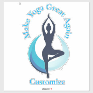 Machen Sie Yoga wieder groß Thunder_Cove Aufkleber