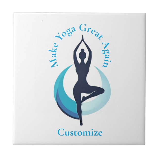 Machen Sie Yoga wieder groß Thunder_Cove Fliese (Vorderseite)