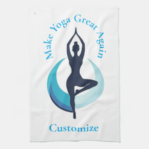 Machen Sie Yoga wieder groß Thunder_Cove Geschirrtuch