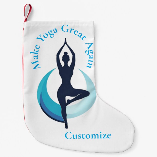 Machen Sie Yoga wieder groß Thunder_Cove Kleiner Weihnachtsstrumpf (Vorderseite)