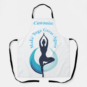 Machen Sie Yoga wieder groß Thunder_Cove Schürze
