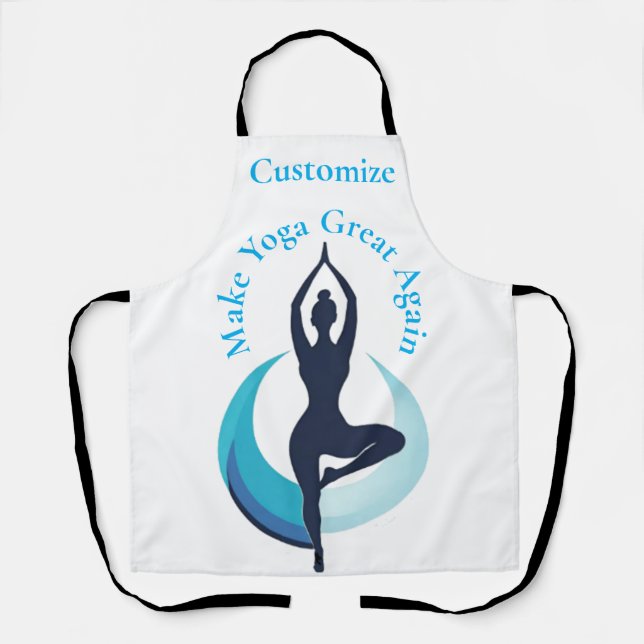 Machen Sie Yoga wieder groß Thunder_Cove Schürze (Vorderseite)