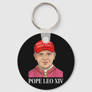 Machen Vatikan wieder groß Papst Leo Xiv Funny Ame Schlüsselanhänger