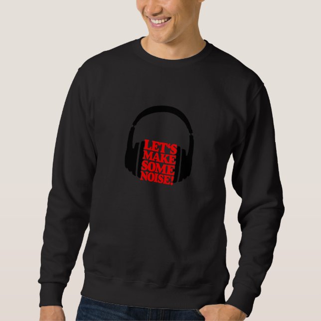 Machen wir ein leichtes Kopfhörer Sweatshirt (Vorderseite)