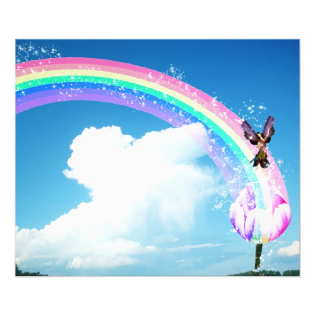 Machen wir einen Regenbogen Fotodruck (Vorne)