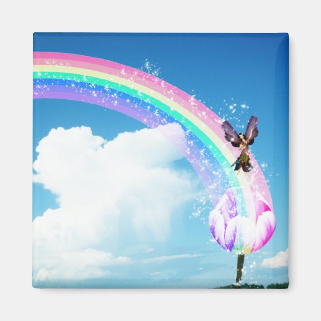 Machen wir einen Regenbogen Magnet (Vorne)