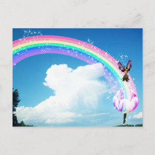 Machen wir einen Regenbogen Postkarte