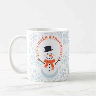 Machen wir einen Schneemann! Kaffeetasse