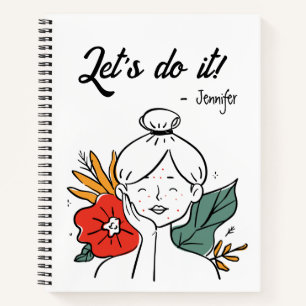 Machen wir es auf der Checkliste personalisiert Notizbuch