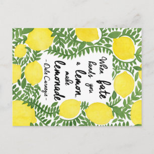 Machen wir Lemonade Postkarte
