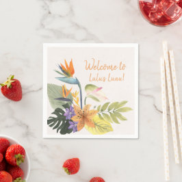 Machen wir Luau Clear Image Napkins Serviette