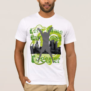 Machen wir unsere Städte grüner T-Shirt