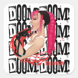 MACHEN! Zeitschrift "Z" Schwarze Aufkleber