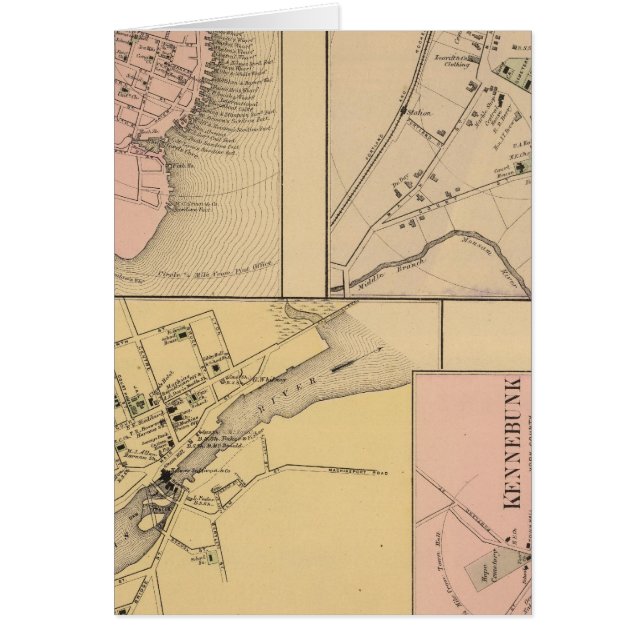 Machias, Eastport, Alfred, Kennebunk (Vorne)