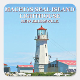 Machias Siegel Island Leuchtturm, Kanada Stickers