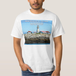 Machias Siegel Island Leuchtturm, New Brunsw T - S T-Shirt