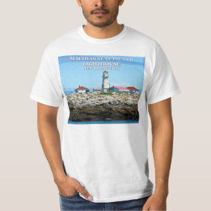 Machias Siegel Island Leuchtturm, New Brunsw T - S T-Shirt