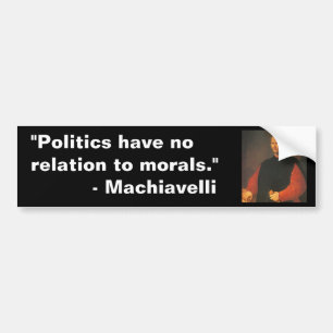 Machiavelli 2 autoaufkleber