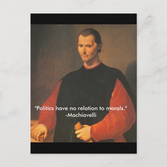 Machiavelli 2 postkarte (Vorderseite)