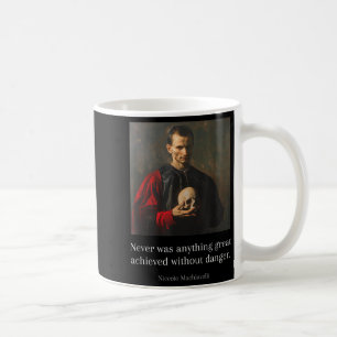Machiavelli zitiert Kunst des Krieges machiavellis Kaffeetasse