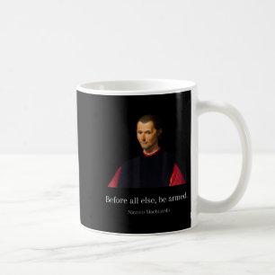 Machiavelli zitiert Kunst des Krieges machiavellis Kaffeetasse