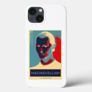 Machiavellian (Machiavelli-Poster im Obama-Stil) Case-Mate iPhone Hülle