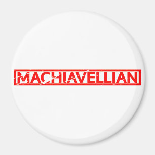 machiavellische Briefmarke Magnet