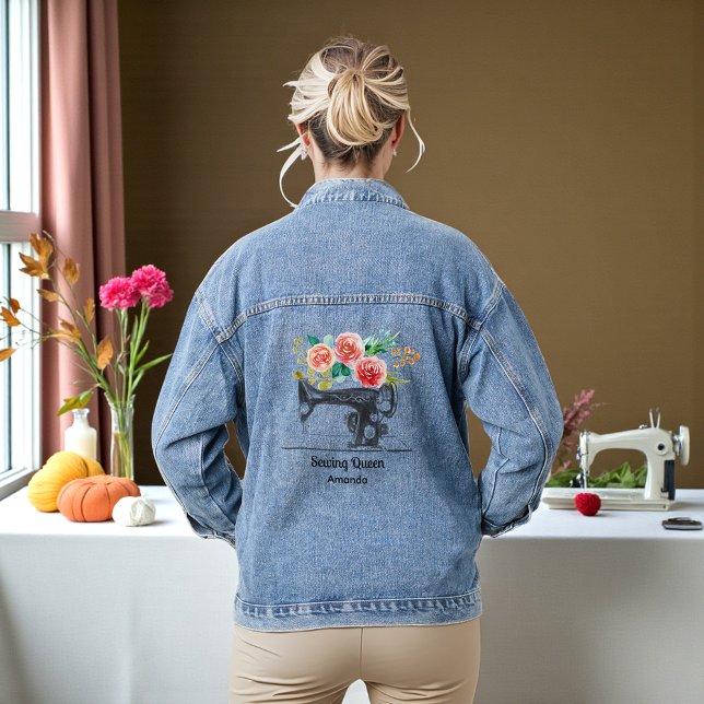 Machine à coudre Noir Blanc Artiste-Cuisinier (Créateur téléchargé)