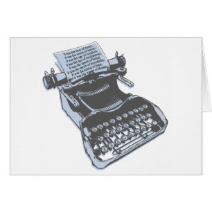 Machine à écrire antique