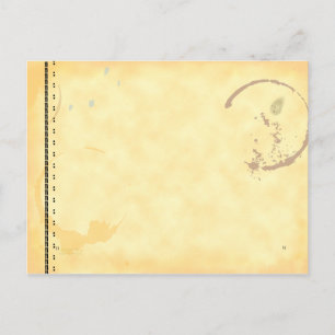 Machine à écrire Art Coffe Modèle de carte postale