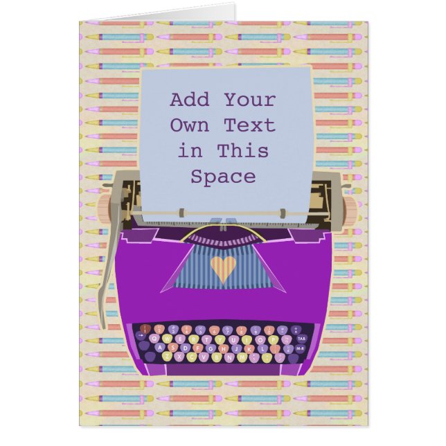 Machine à écrire moderne du milieu du siècle moder (Devant)