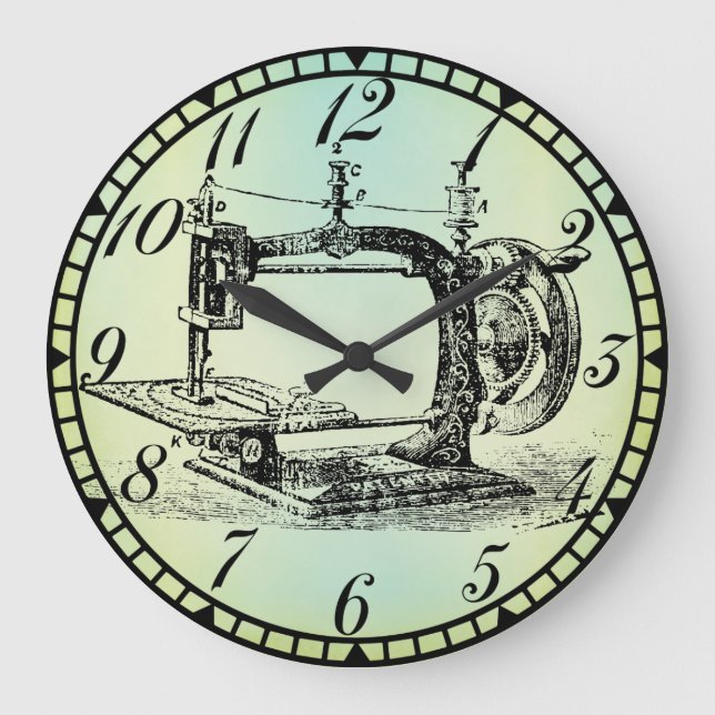 Machine à manivelle antique horloge de salle d'cou (Recto)