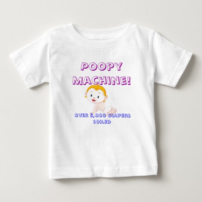 "Machine de Poopy !" T-shirt infantile (Devant)