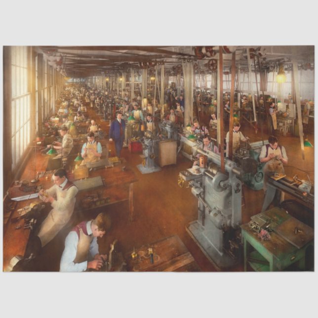 Machinist - Hands on work 1904 Seidenpapier (Vorderseite)