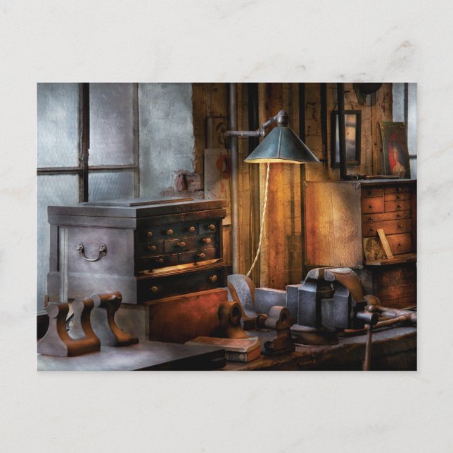 Machinist - Meine Workstation Postkarte (Vorderseite)