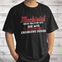 Machinist Noun Machinist bedeutet Ingenieur Gesche T-Shirt