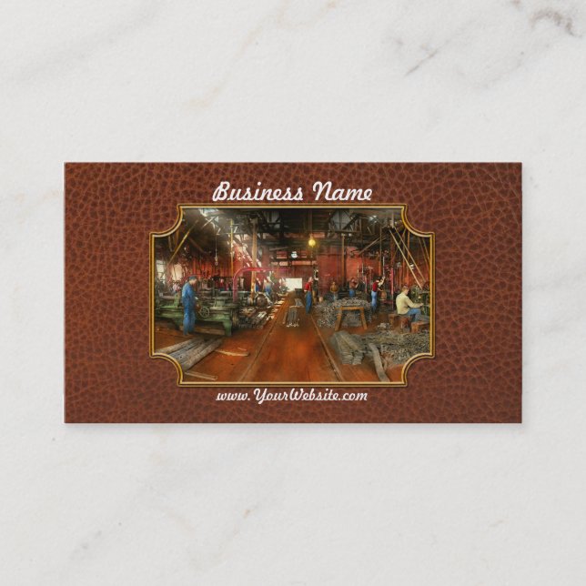 Machinist - Teile 1905 abpumpen Visitenkarte (Vorderseite)