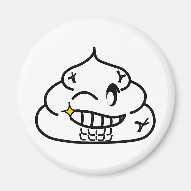 Macho Kackte - Brootsch the PooPoo Magnet (Vorne)