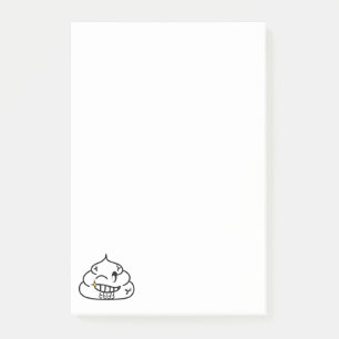 Macho Kackte - Brootsch the PooPoo Post-it Klebezettel
