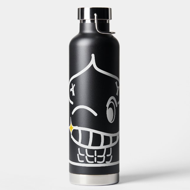 Macho Kackte - Brootsch the PooPoo Trinkflasche (links)