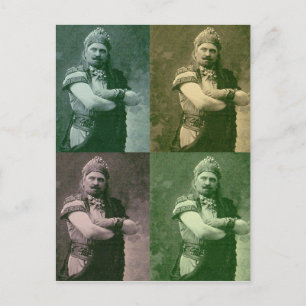 Macho-Mann Postkarte