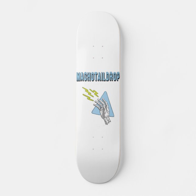 MACHOTAILDROP ursprünglicher Druck 8" Plattform Skateboard (Vorderseite)