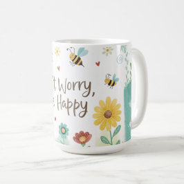 Mach's dir schön, glückliche Biene Cute Bee Kaffeetasse