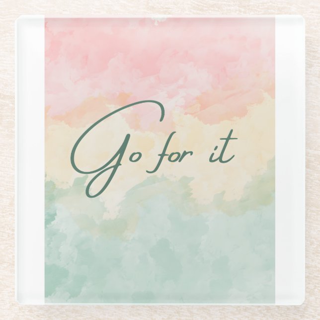 Mach's Glasuntersetzer (Vorderseite)