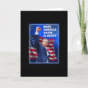 Macht Amerika Gavin schon1 Karte