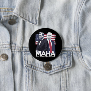 Macht Amerika wieder gesund Button
